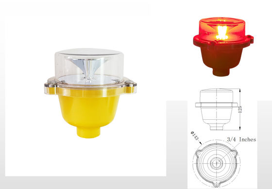 Anti Collision FAA DC12V DC48V ไฟ LED การบินสำหรับอาคาร
