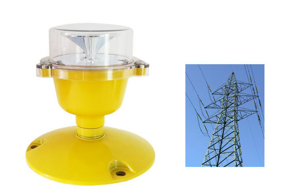 ไฟเตือนเครื่องบิน LED ป้องกันการกัดกร่อน 100cd ฐานอลูมิเนียม